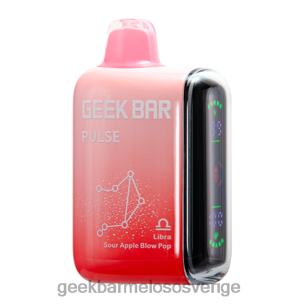 Geek Bar Vape Ingredients - Geek Bar Pulse 50 mg ZRX2D6 syrlig äppelpop Geek Bar Vape Ingredients - Geek Bar Pulse 50 mg ZRX2D6 syrlig äppelpop